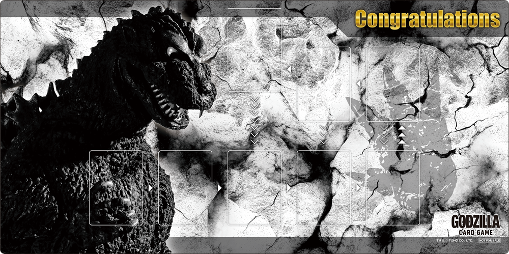 N*@様 ゴジラカードゲーム プレイマット ラバーマット おみせで